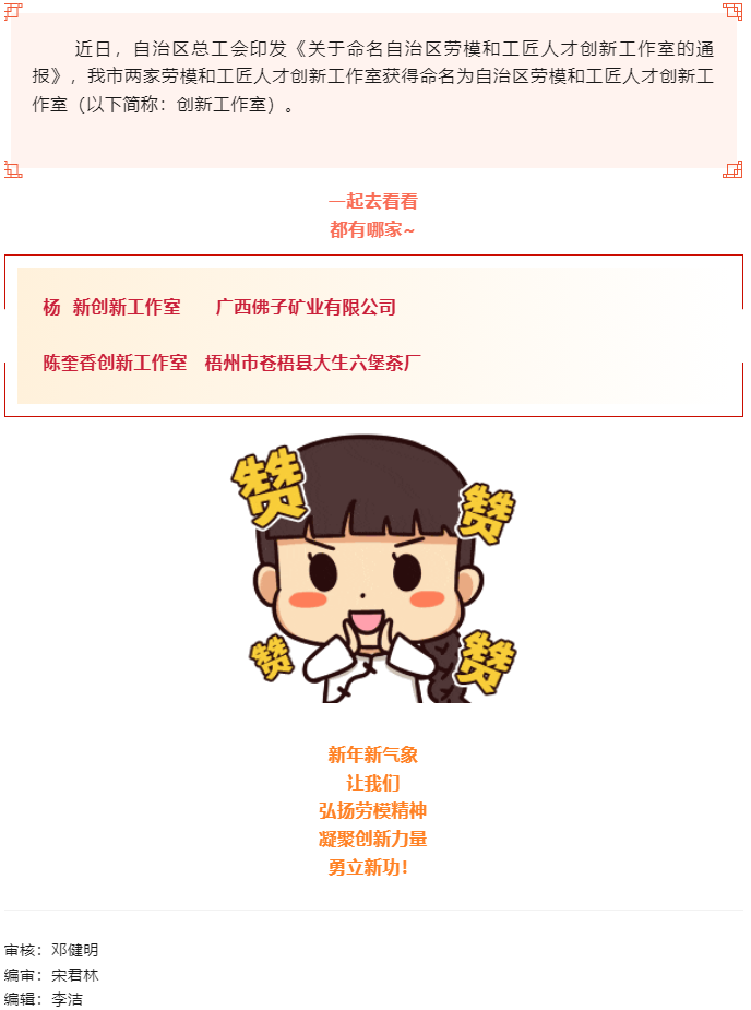 喜報(bào)！梧州市兩家創(chuàng)新工作室獲命名為自治區(qū)勞模和工匠人才創(chuàng)新工作室.png